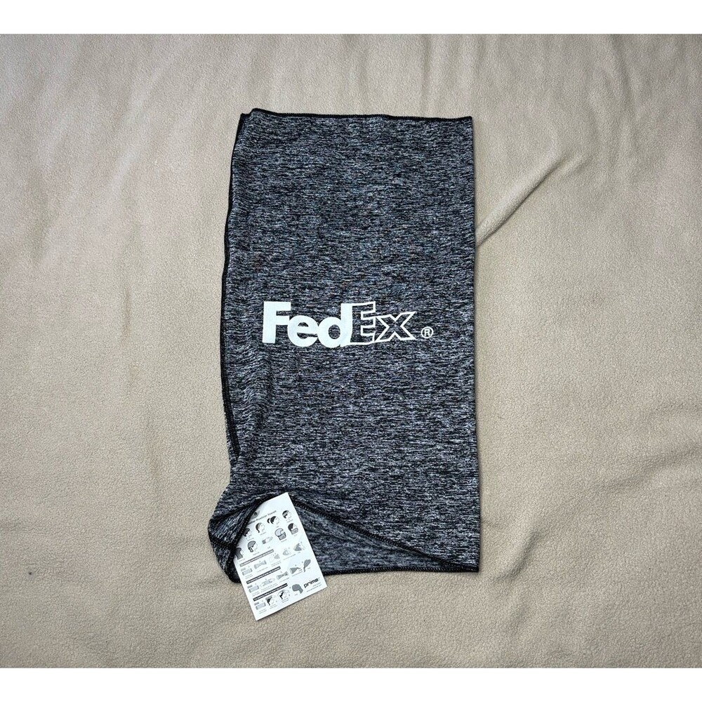 New FedEx Neck Gaiter Gray Protection Prime